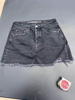 Black Jean shorts