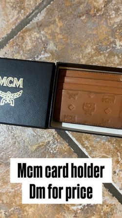 Used mcm card holder