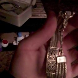 Silver Antique Opal Bracelet 