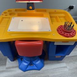 Kids Little Tikes Desk And Chair