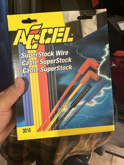 Accel Super Stock Spark Plug 7mm  Wires 3010