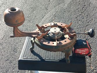 Antique ,Portable Alcohol Gas stove burner. Early Ma1900's.