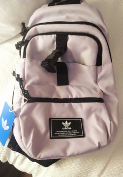 ADIDAS PURPLE TINT/BLACK UTILITY 3.0 SLING BAG.  BRAND NEW!!