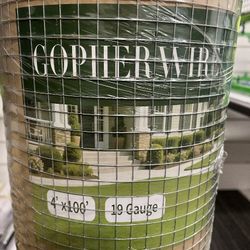 Gopher Wire ( Hardware Cloth)-$160