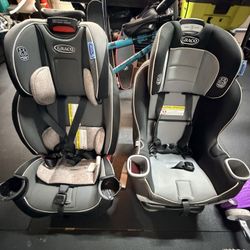 2 Graco Grow With Me 10 Position Car Seats