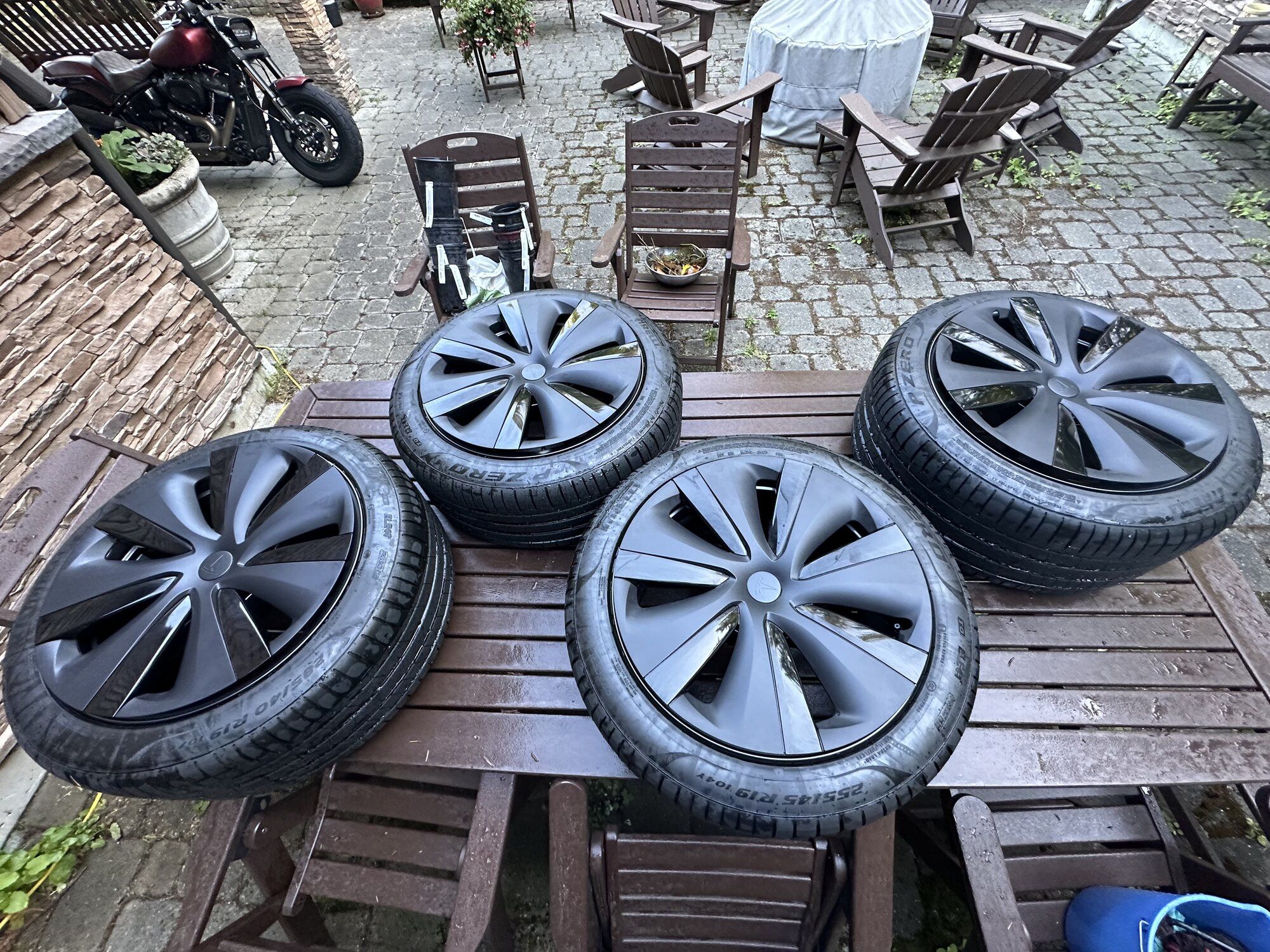 2021+ Tesla Model S Tempest Wheels and Pirelli Tires