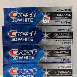 Crest 3D White Advanced Charcoal Toothpaste Bundle Set