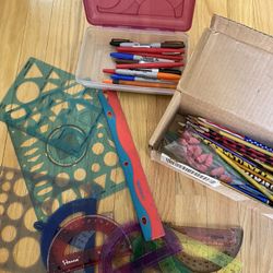 Teaching School Supplies Pensil, Sharpies, Rulers… 