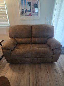 Recliner sofa and love seat