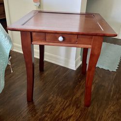 Nice Wood Side Table 