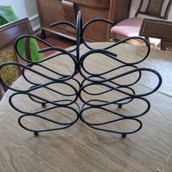 Wrought Iron Wine Rack