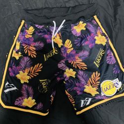 NBA Los Angeles Lakers Mesh Shorts (Negotiable)