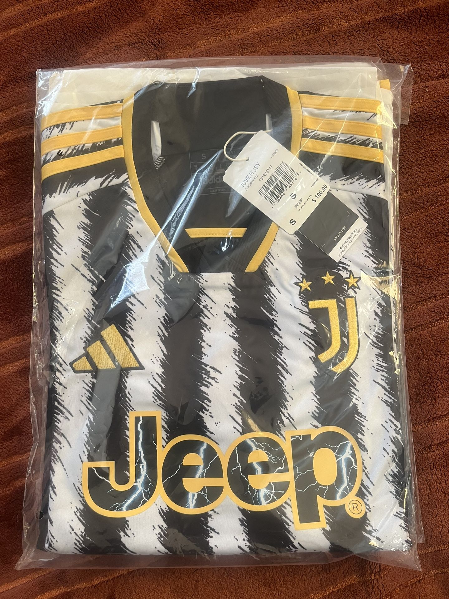 Adidas Juventus Jersey Home Football Soccer 2023/2024 Men Sz S Small New