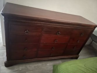 King size bed and dresser have to go as a package both items are free just need you to pick it up