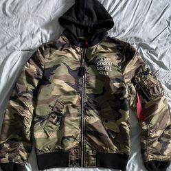 Anti Social Social Club X Alpha Industries MA1 Jacket