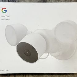 Google Nest Cam W/Floodlight Outdoor Security Camera (Snow/White) $200