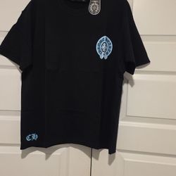 Chromehearts Black And Blue T-shirt Size Large