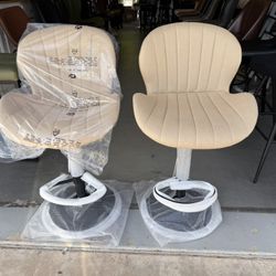 Brand New Adjustable Height, Bar Stools Set Of Two Only $130