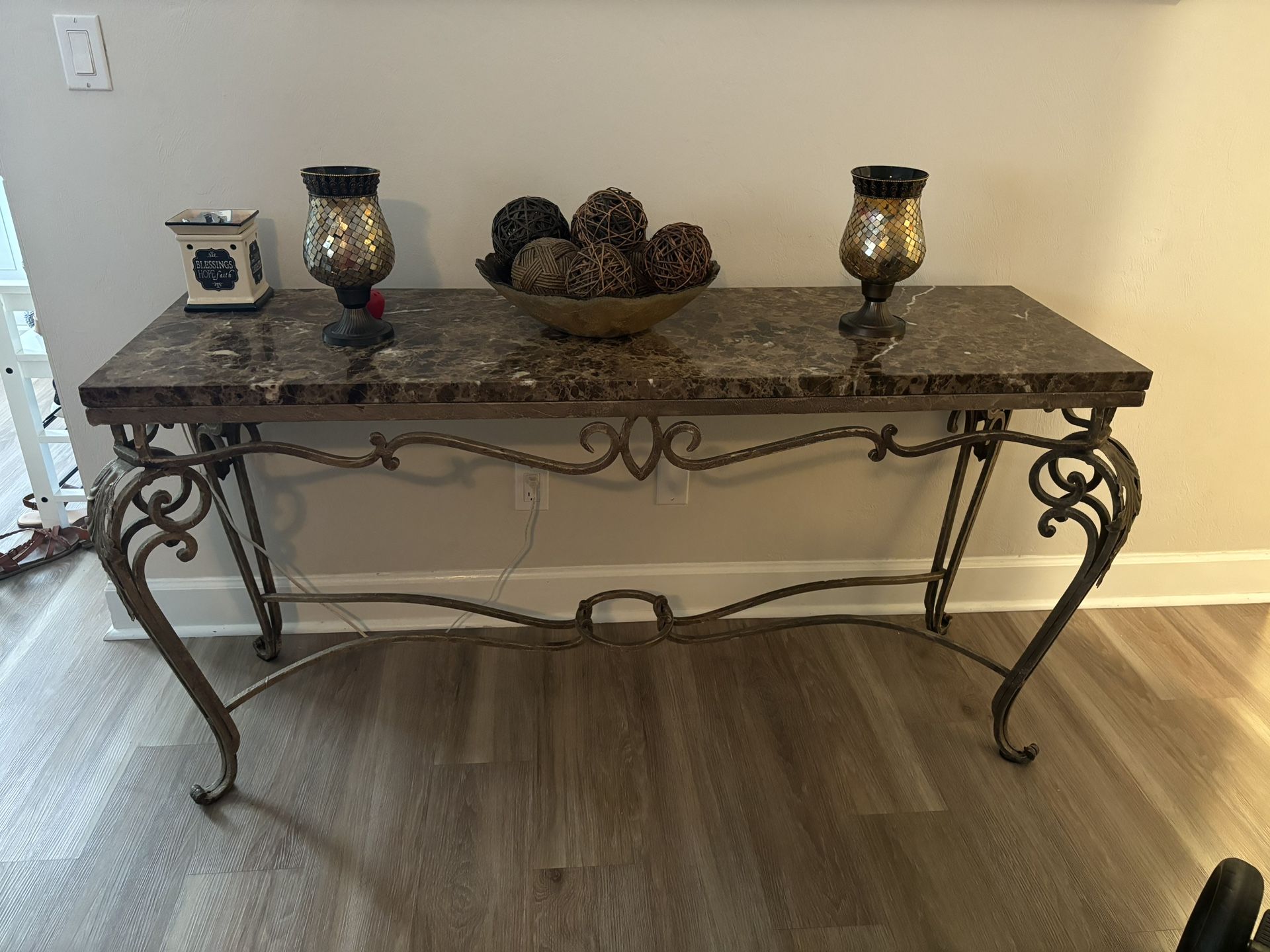 Granite Console Table 