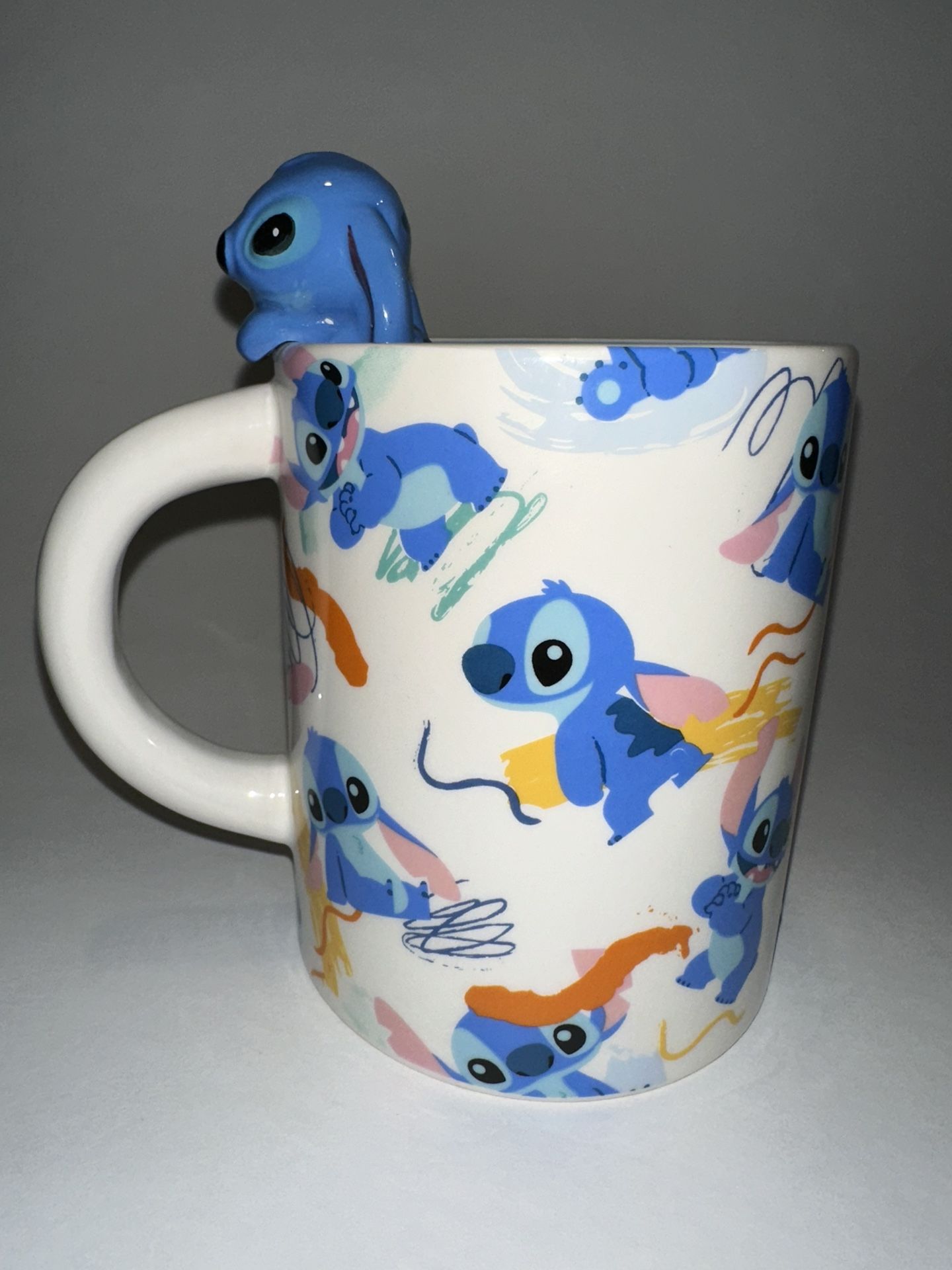 *Rare* LILO and Stitch Mug With Hanging Stitch Figure