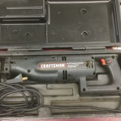 BROKEN CRAFTSMAN SAWZALL RECIPROCATING SAW + CASE