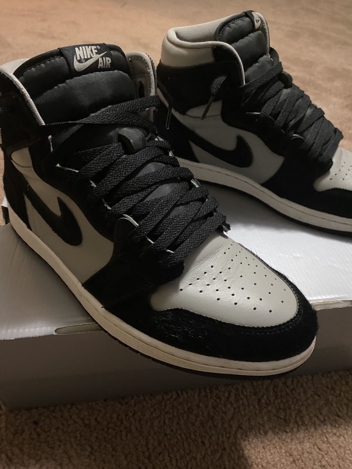 Air Jordan twist og faux fur (woman's 12)