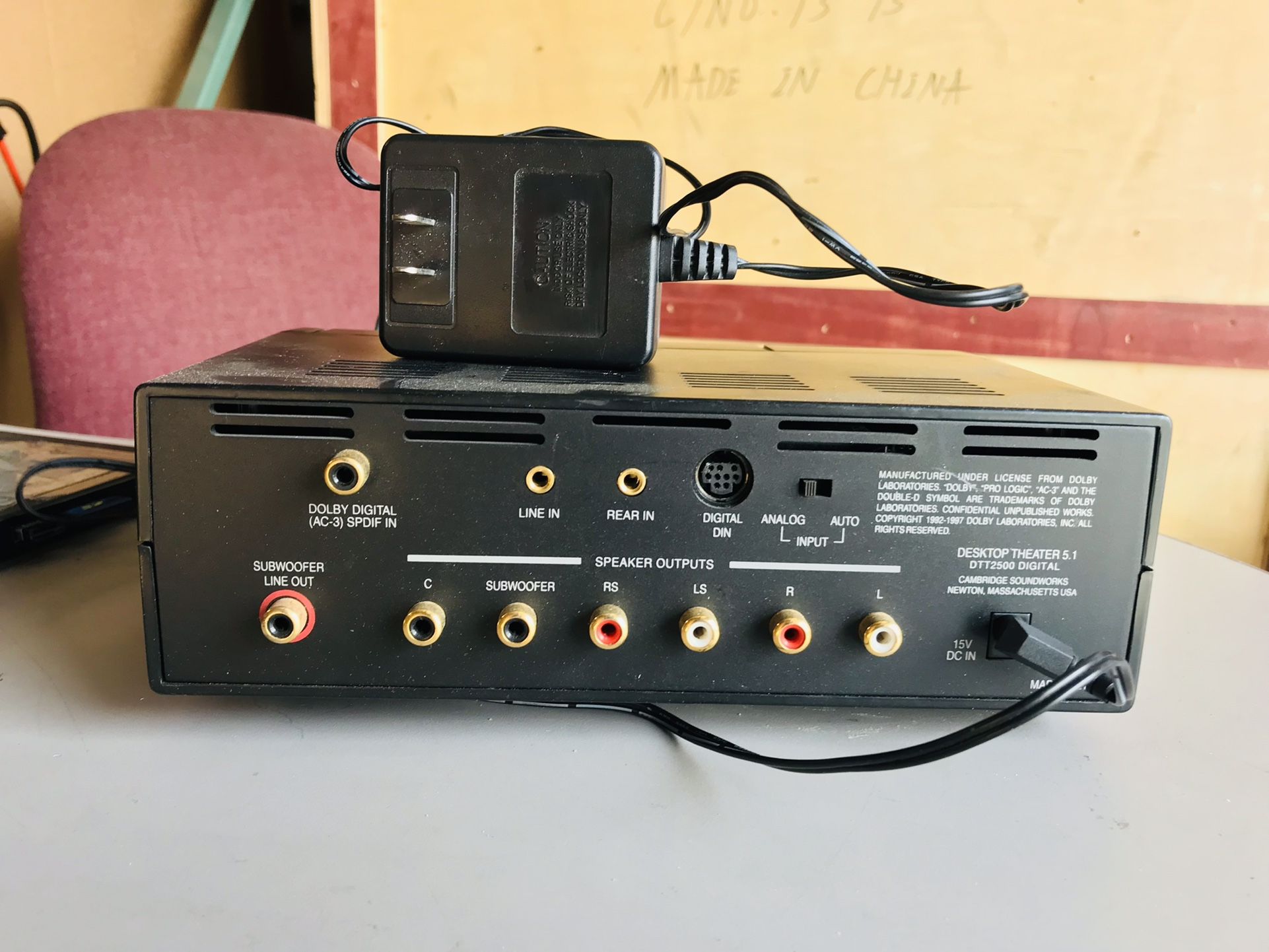 Creative Cambridge Sound Works DTT2500 5.1 Surround Speaker System