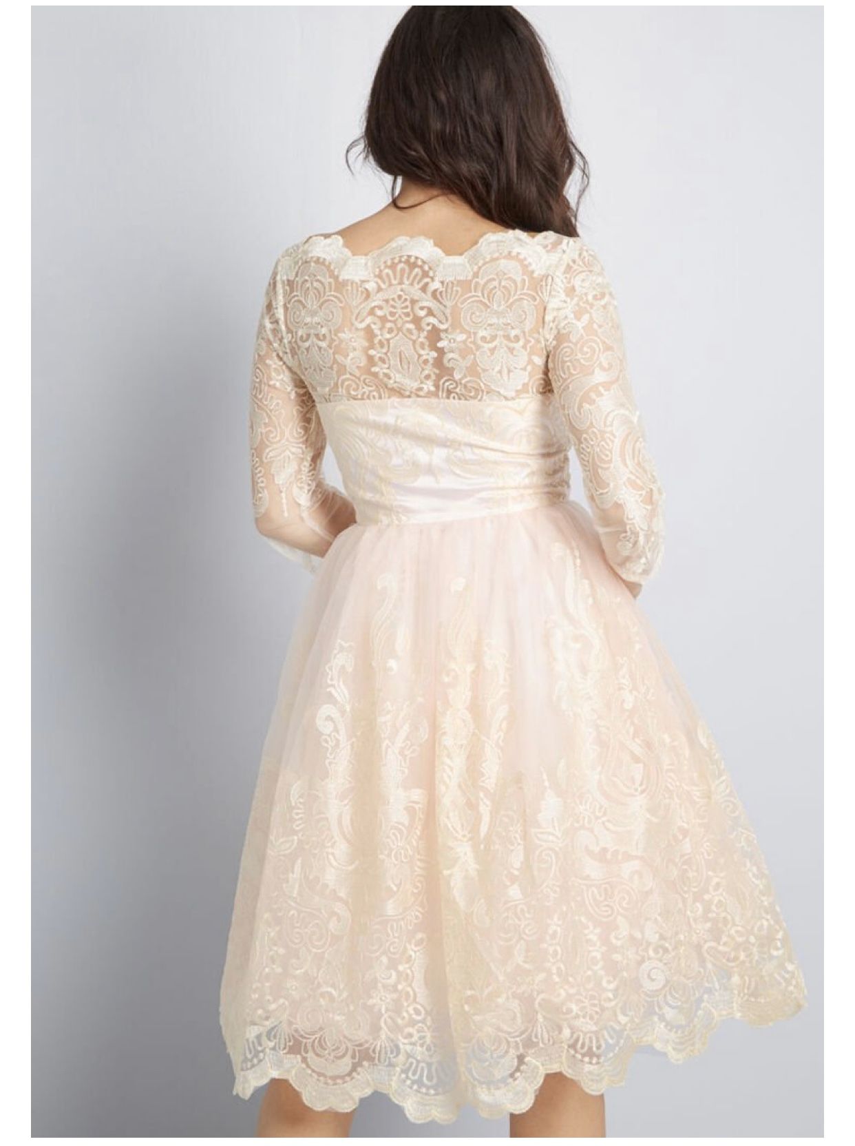 Wedding dress: Gilded Grace Lace Dress by Chi Chi London Wedding dress: Gilded Grace Lace Dress by Chi Chi London