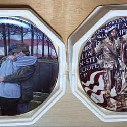 2 VINTAGE & COLLECTIBLE THE FRANKLIN MINT NUMBERED COLLECTOR'S PLATES, READ THE DESCRIPTION BELOW