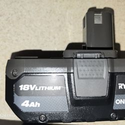Ryobi 4AH BATTERY 18v New
