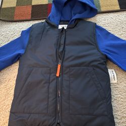 Old Navy Boys Dynamic Fleece Hooded  Jacket. Size M (8) . Brand New