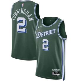 Cade Cunningham City Edition Jersey 2022-2023 Medium Brand New