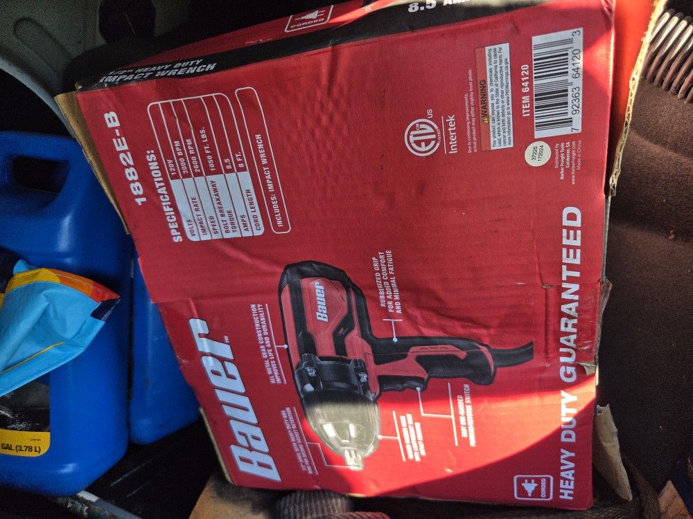 Plug In Electric impact driver