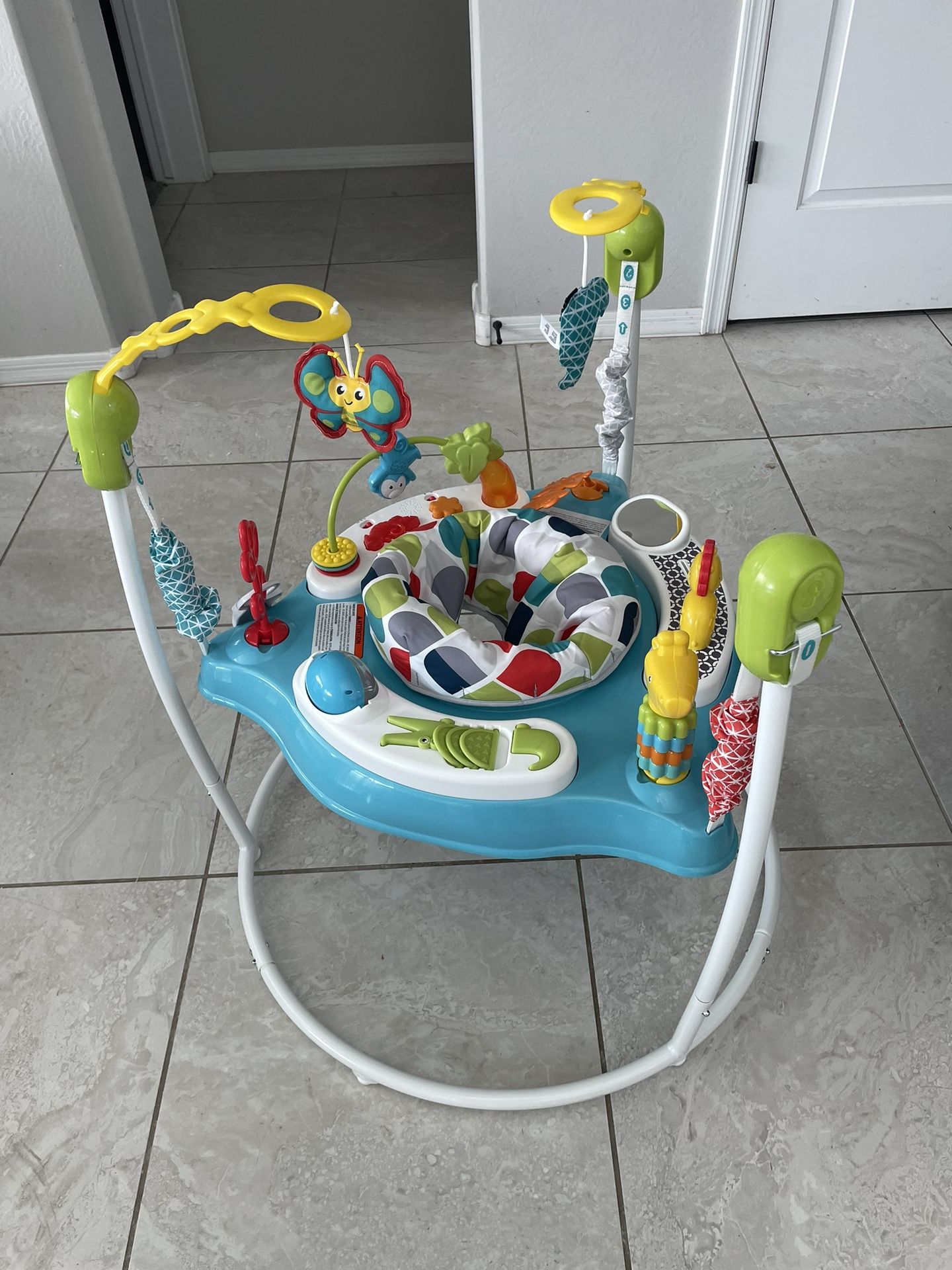 Fisher-Price Color Climbers Jumperoo Home Baby Toy Activity Entertaining Bouncer