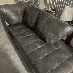 Grey L Shaped Sofa 