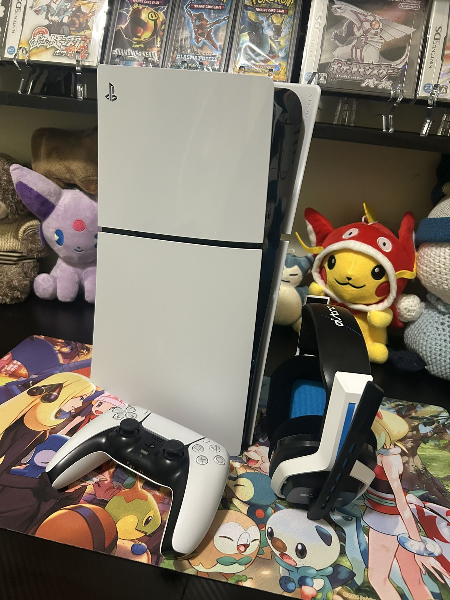 PlayStation 5 Slim Digital Edition (1 TB) with Astro A20 Wireless Headset was