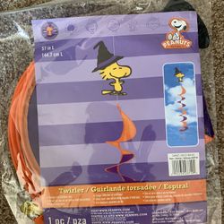 NEW Woodstock Peanuts Halloween Decor (57” L)