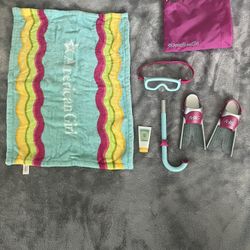 American Girl Swimsuit and Snorkel Kit