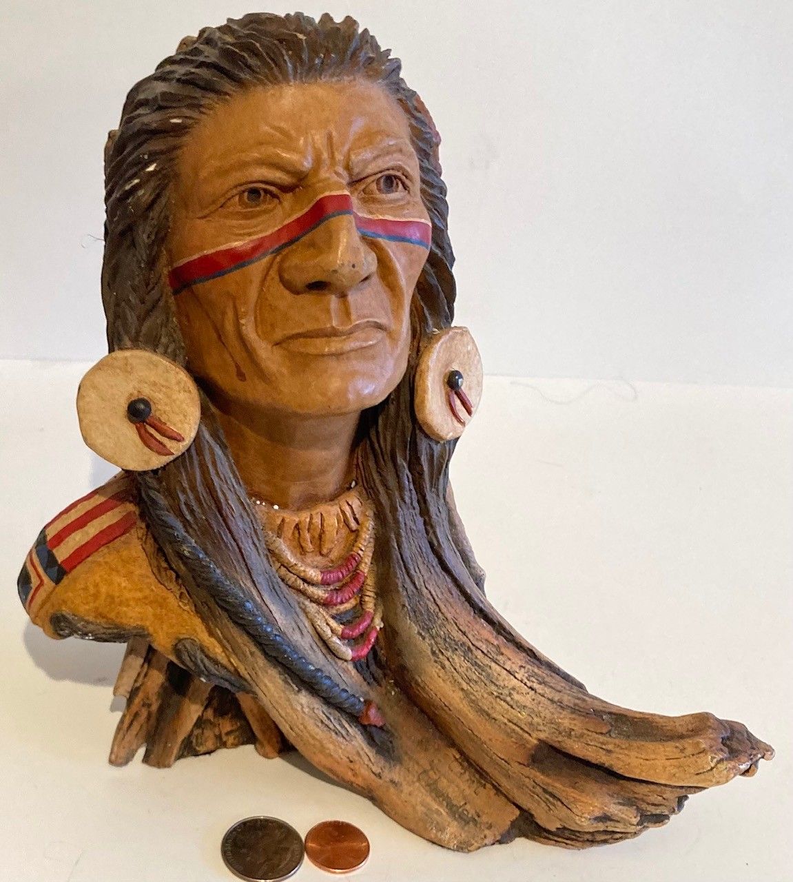 Vintage Mill Creek Studios, Distant Thunder, by Herrero #2122 Limited Edition Sculpture, Home Decor, Shelf Display, Table Display, Very Heavy Duty