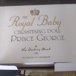 Prince George Christening Doll 
