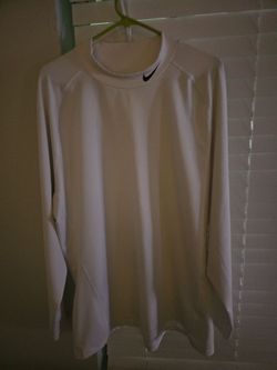 Nike White Long Sleeve Shirt