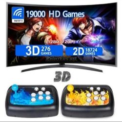 19000 Games in 1 Arcade Game Console,Search Games, Support 3D Games,Favorite List, 4 Players Online Game,1280X720 Full HD Video Game