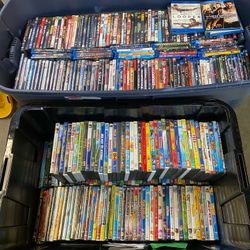 DVD Blue Ray Player And DVDs 