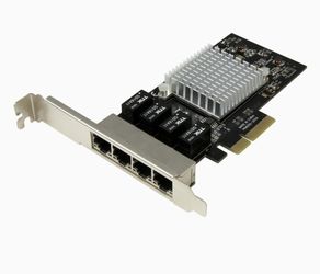 StarTech Quad Gigabit NIC Card (ST4000SPEXI) - 4 Port PCIe Network Card