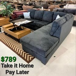 ALTARI SLATE LAF SECTIONAL
