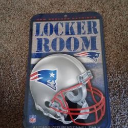 Patriots Bedroom Door Sign