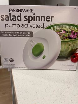 Farberware Pump Activated Salad Spinner