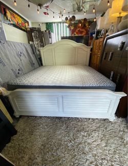 King Bed Frame and mattress