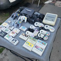 Red expansion packed. 3 Control & 11 Games with Cables Nintendo N64 $420!. Nintendo Famicom Combo $320!. All for $680! Or trade