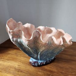 Mid Century Heidi Schoop Seashell Vase 